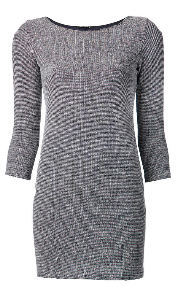 Long sleeve grey dress